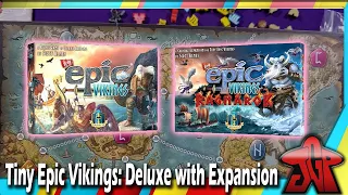 Tiny Epic Vikings Deluxe Edition unboxing (includes Shamans and Ragnarok)