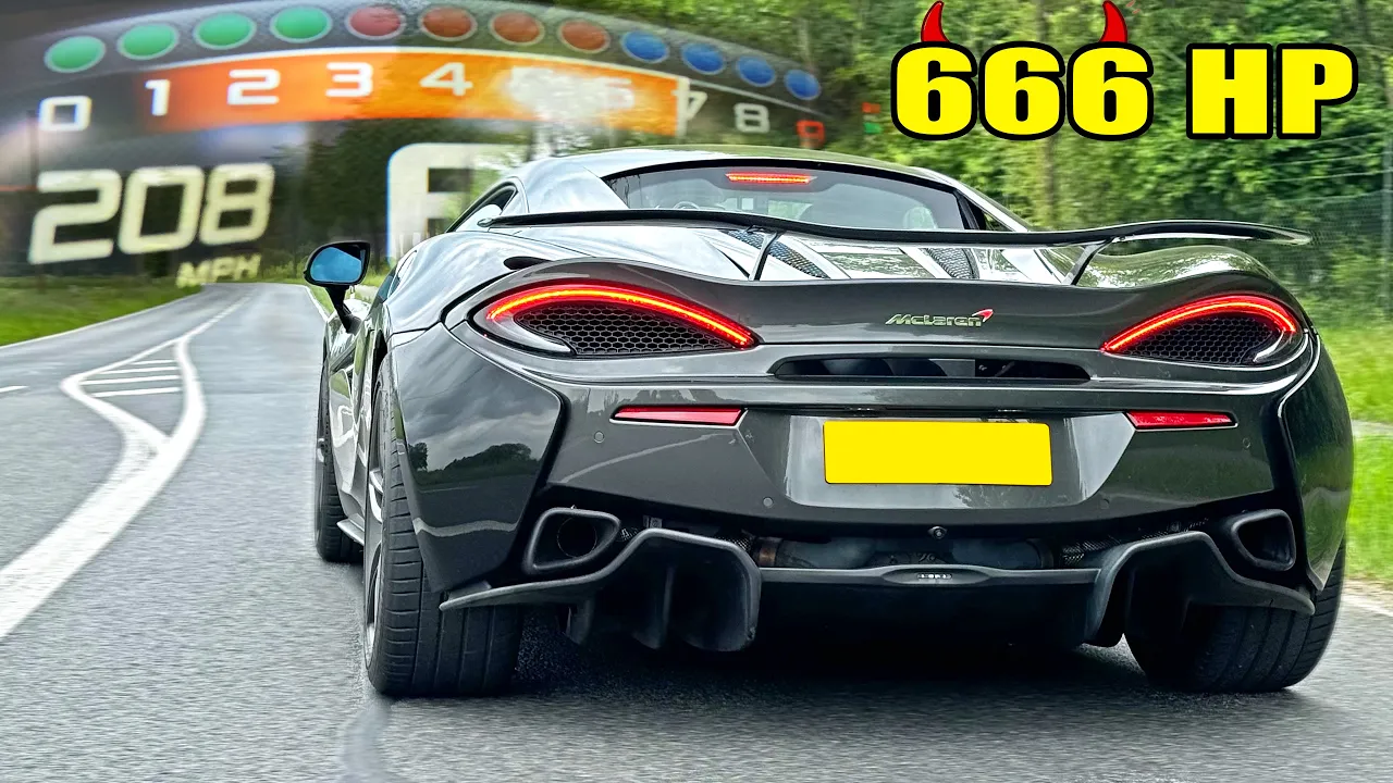 666HP McLaren 540C // 332KM/H 0-100 100-200 200-300 SOUND & POV