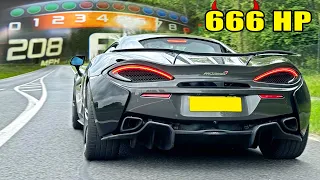 666HP McLaren 540C // 332KM/H 0-100 100-200 200-300 SOUND & POV