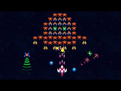 วิดีโอของ Galaxiga: Arcade Space Shooter