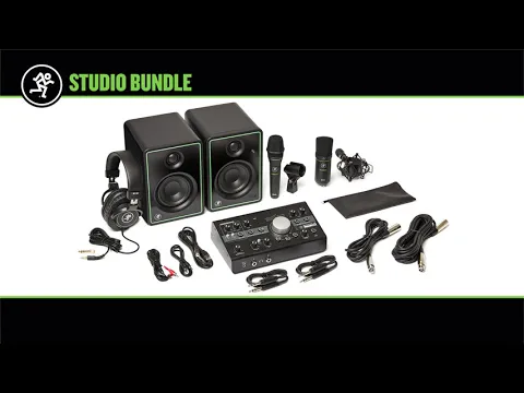 Product video thumbnail for Mackie Studio Bundle with CR3-X Monitors