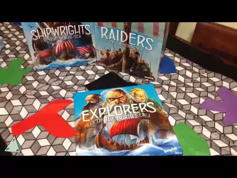 Garphill Games' North Sea Saga Kickstarter unboxing - The Players' Aid