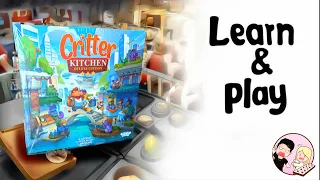 Learn & Play | Critter Kitchen - A Tasty Worker Placement Game | Cardboard Alchemy