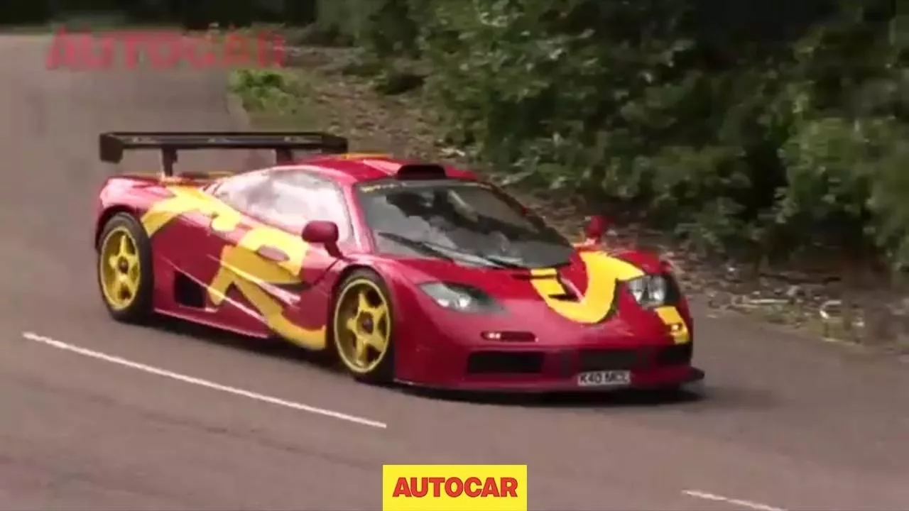 McLaren F1 GTR driven by autocar.co.uk