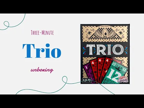 Trio - 3-Minute Unboxing