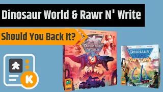 Dinosaur World & Dinosaur Island: Rawr 'n Write - Should You Back It?