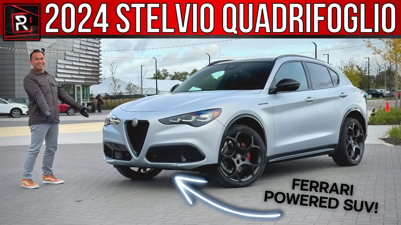 The 2024 Alfa Romeo Stelvio Quadrifoglio Is A Ferrari Powered Italian Super SUV