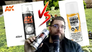 (MINI) Review for AK Fine primer spray - Its better then Games Workshop Citadel Spray?