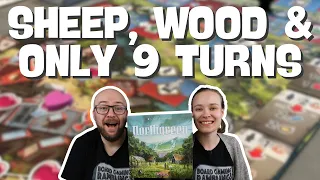 Sheep, Wood & Only 9 turns! - Northgreen Board Game Review