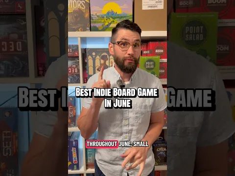 Here Was The Best Indie Board Game In June #boardgames