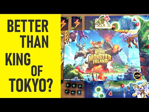 Is King of Monster Island BETTER Than King of Tokyo? - Board Game Review