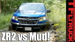 Almost Stuck! This is What Happens When Mud-Bogging In a Brand New Chevy ZR2