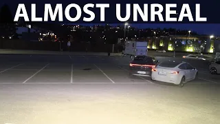 ID4, e-Up and Model 3 turning circle test