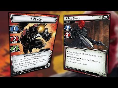 Marvel Champions Venom vs Expert Red Skull Live Replay