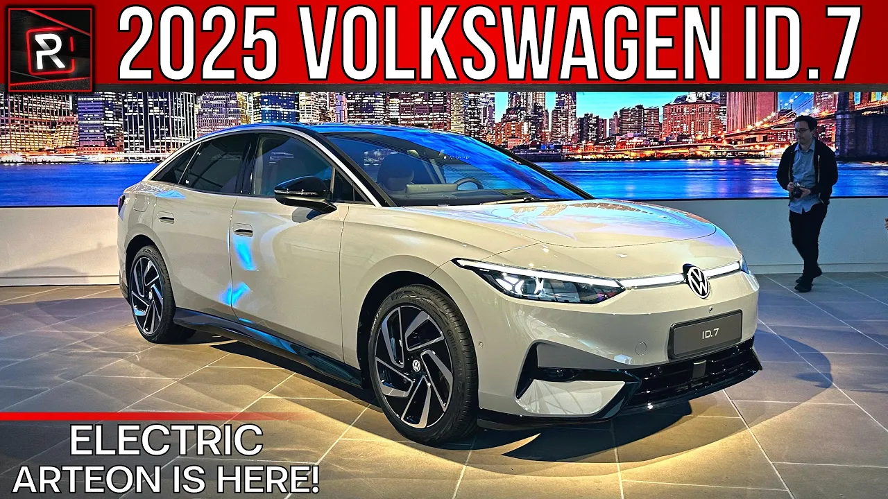 The 2025 Volkswagen ID.7 Is An Arteon Sized Premium Electric Sportback Sedan