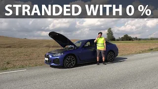 BMW i4 M50 driven until the battery died