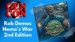 Gen Con 2018 - Rob learns Nemo's War from designer Alan Emrich