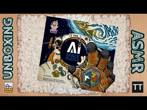 AI Space Puzzle Unboxing #ASMR #unboxing #boardgameunboxing #ai