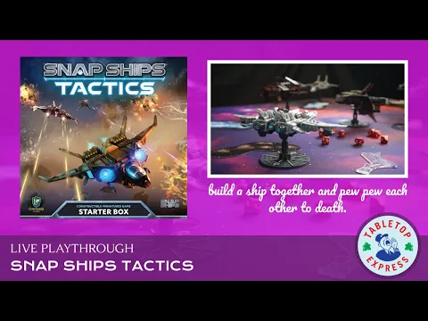Snap Ships Tactics - LIVE Board Game Teach & Playthrough