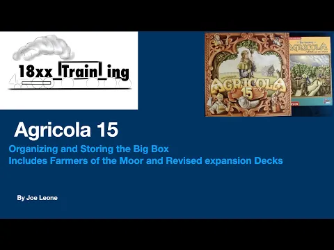 Agricola 15 organization and storage