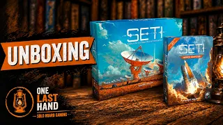 SETI + Space Agencies Unboxing | What’s Inside This Sci-Fi Board Game Box?