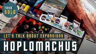 Hoplomachus | expansions overview (Pandora's Might, Pandora's Ruin and Pandora's Wake)