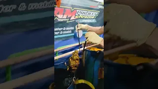 Turning Motorbike Parts Chrome! 🔥 #chrome #motorbike #cleaning