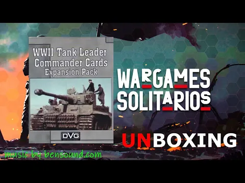 Tiger Leader Expansión Tank Commanders. Unboxing. DVG.
