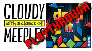 2 Year Anniversary // Drop It Playthrough - Cloudy with a Chance of Meeples
