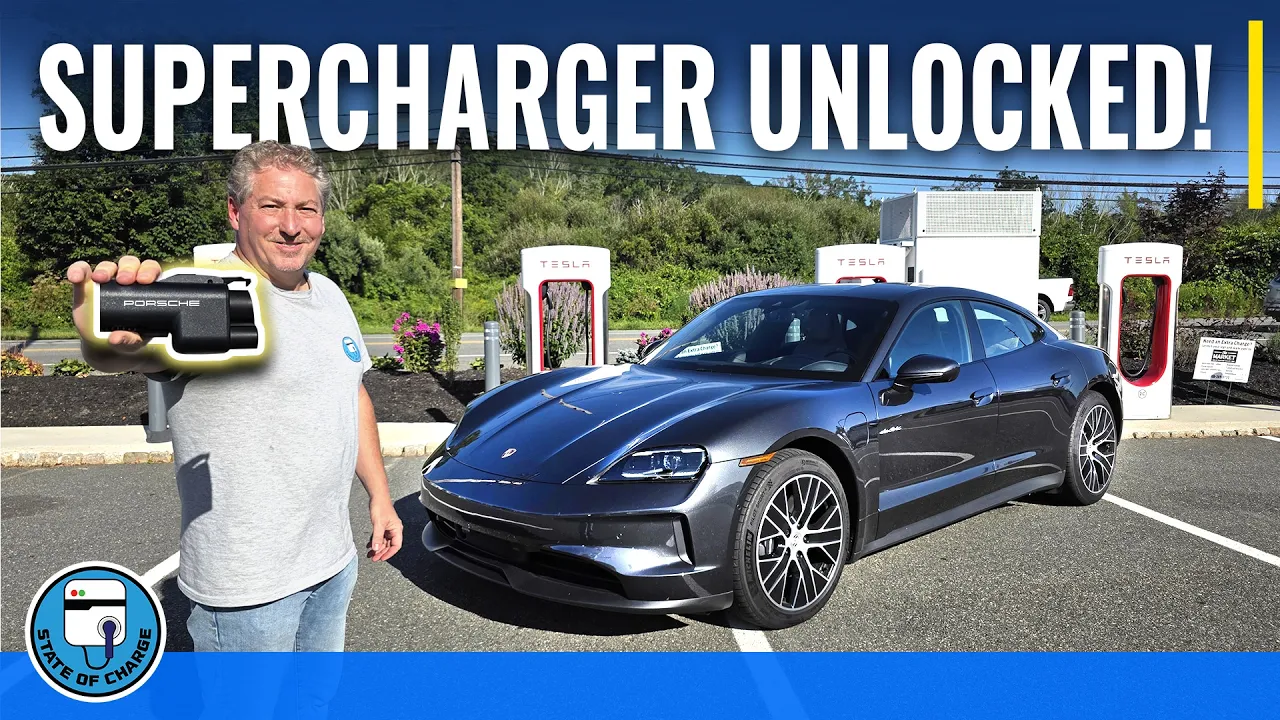 Everything You Need To Know About Charging Your Porsche EV At A Tesla Supercharger