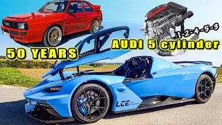 50 YEARS of AUDI 5 CYLINDER // AN ODE to one of THE BEST ENGINES EVER