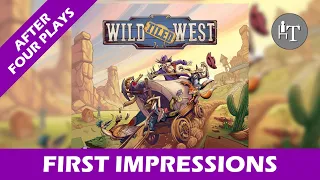 First Impressions of Wild Tiled West - Solo Board Game
