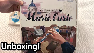 Unboxing of In The Footsteps Of Marie Curie