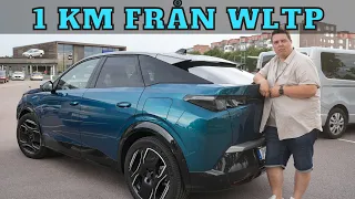Peugeot E-3008 - Räckvidd (bra) och laddning (dåligt) | Elbilsmagasinet