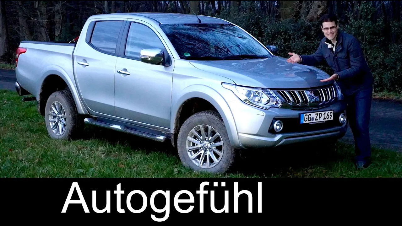 Mitsubishi L200 FULL REVIEW test driven all-new 2016 Triton Series 5 neuer Pickup onroad offroad