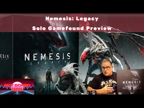 Nemesis: Legacy - SPOILER FREE - Solo Gamefound Preview