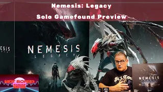 Nemesis: Legacy - SPOILER FREE - Solo Gamefound Preview