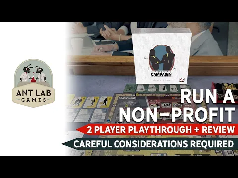 Capital Campaign | Board Game | Playthrough | Review