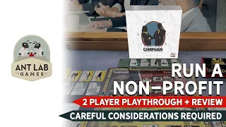 Capital Campaign | Board Game | Playthrough | Review