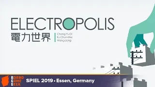 Electropolis - game overview at SPIEL 2019