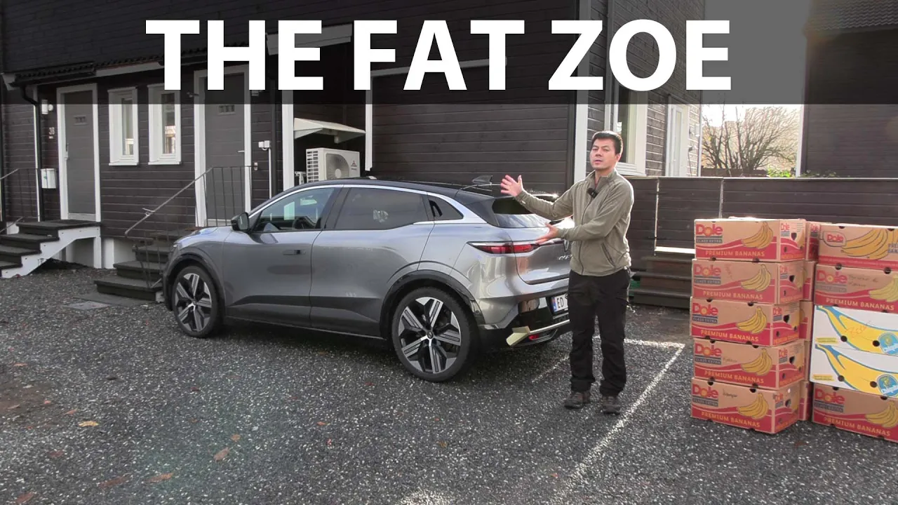 Renault Megane E Tech banana box test