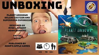 Planet Unknown Deluxe with Supermoon Expansion Unboxing