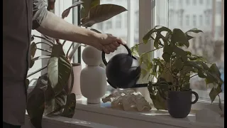 ferm LIVING Orb Watering Can product video.