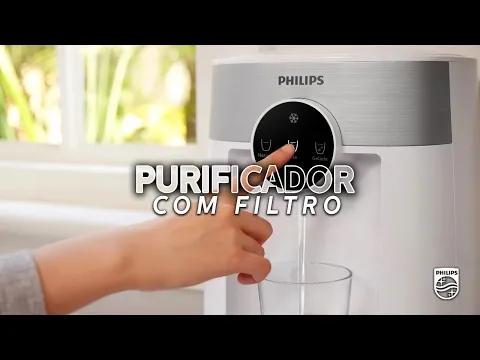 Purificador de Água com Painel Digital Com Filtro ADD5926 Dispenser Philips