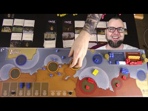The Shores of Tripoli solo play-through and thoughts on the solo game by Josh Yaks