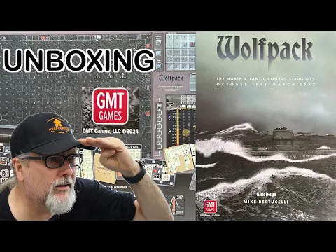 Wolfpack (2024) | Mike Bertucelli | GMT Games | Ben Hull | Board Game | 1 - 4 Players | Unboxing