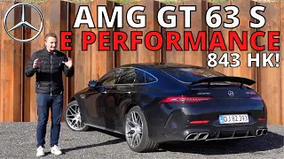 843 HK i familiebil til 4,1 MILLIONER KRONER! Mercedes AMG GT 63 S E Performance TEST