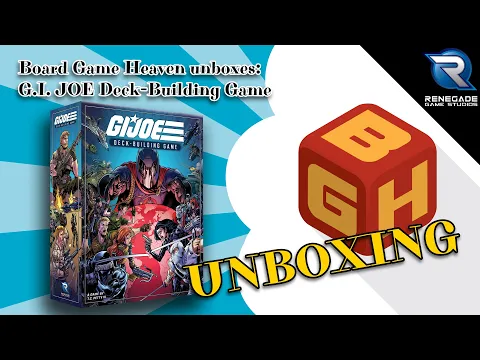 Boardgame Heaven Unboxing 149: G.I. Joe Deck-Building Game (Renegade Games Studio)