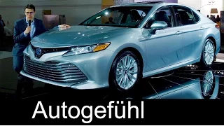 Toyota Camry all-new REVIEW Premiere NAIAS 8th gen 2017/2018 - Autogefühl