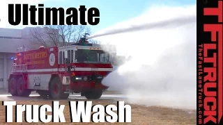 Oshkosh 6x6 Firetruck: Let's See Those Water Cannons!